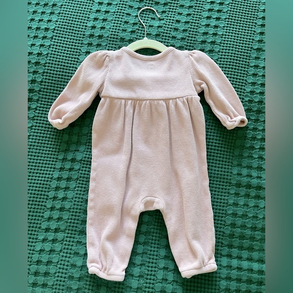 *3 for 10* Baby gap pink waffle knit  footless sleeper - Picture 2 of 4